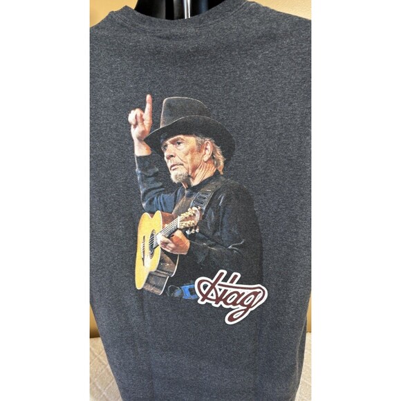 VTG Merle Haggard The Working Man The Legend The Poet The Okie 2 Sided Tee XL - Picture 10 of 13